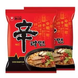 해장라면 농심 신라면 20봉 1박스 120g