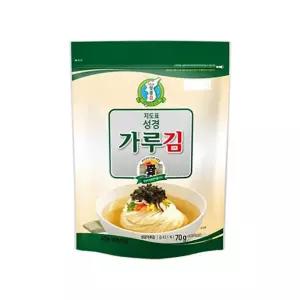지도표 성경김 재래 가루김 70g, 5개
