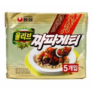 [농심] 올리브짜파게티(멀티팩) 140g X 5 X 8묶음 (40개입)