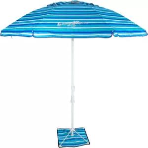 토미 바하마 앵커엑스 조절식 비치 우산 베이스 시스템 모래 및 휴대용 가방 SPF 50 프로텍션 야외 시장