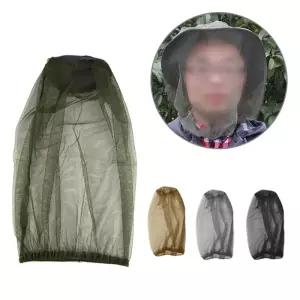 (얼굴모기장 소형) 등산 양봉 벌초 농사 그물 방충 모기장 모자