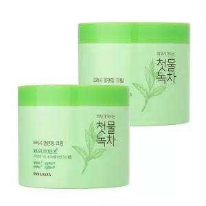 첫물녹차 프레시 클렌징 크림 300ml 1+1