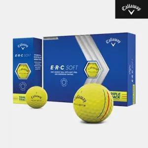 [캘러웨이] 캘러웨이코리아 2023 ERC 소프트 트리플트랙 골프볼 옐로우 3피스 12알 TA3540542