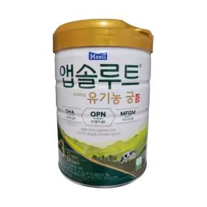 매일유업 앱솔루트 유기농 궁 분유 3단계(12~24개월) 800g 1캔