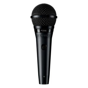 Shure PGA58 다이내믹 마이크 - 카디오이드 픽업 패턴이 있는 보컬용 휴대용 마이크, 개별 온/오프 스위치, 스탠드 어댑터 및 지퍼 파우치, 케이블 없음 (PGA58-LC)