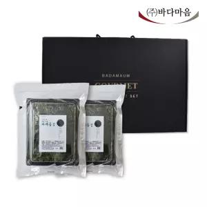 [품질보장] 바다마음 먹기좋게 자른 두번구운 즉석 파래돌김 선물세트