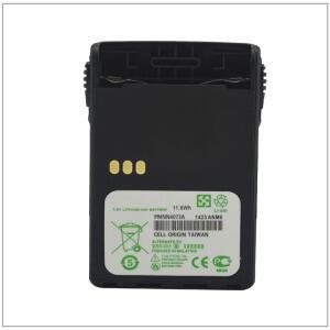 모토롤 GP328Plus,GP338Plus,GP388,GP328Plus,GP644,GP688,EX500,EX560 용 리튬 이온 배터리 팩, PMNN4073A