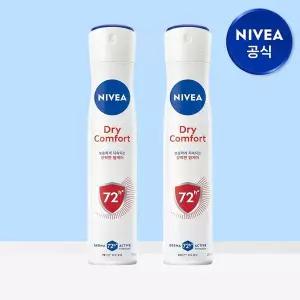 [니베아] 데오드란트 스프레이 드라이콤포트 200ml 2개[36048134]