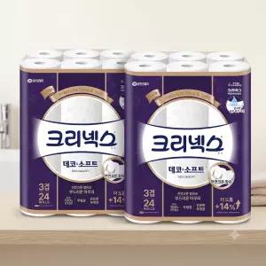 크리넥스 데코엔소프트 3겹 28M 24롤 2팩
