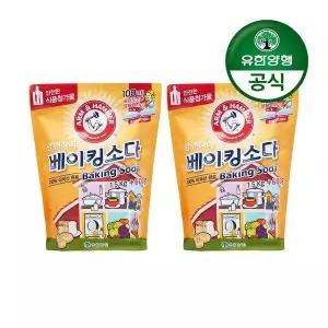 [핫트랙스]암앤해머 베이킹소다 1.5kg+600g(식품첨가물) 2개