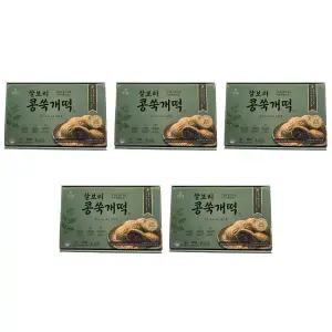 장사의신 찰보리 콩쑥개떡 5박스 (박스당 50g x 12개입)