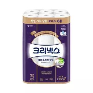 크리넥스 데코앤소프트 수딩플러스 3겹화장지 30롤