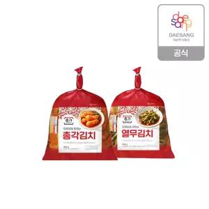 종가 총각김치 850G + 열무김치 900G