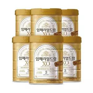 [신세계라이브쇼핑]임페리얼드림XO 골드 3단계 800gx6캔 (첫돌부터 24개월까지)
