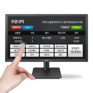 LG 22인치 터치모니터 감압식 22MP410 포스기 POS 터치스크린 압력식 54.5cm 22EN430H 후속