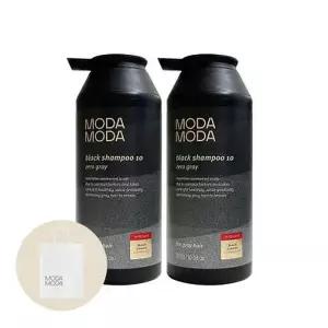 모다모다 제로 그레이 블랙 샴푸 10 300g 시즌3 2개 (쇼핑백+칫솔 증정) (AD)