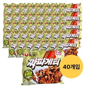 농심 짜파게티 봉지라면 140g 40개입 x 1박스