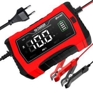 자동차 ATV 트럭 용 HTRC 12V-24V 10A 배터리 충전기 전원 리튬 LiFePO4 AGM 젤 SLA 습식 납산 펄스