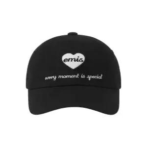 이미스 EMIS HEART WAPPEN BALL CAP-BLACK