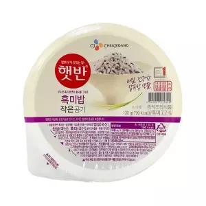 [CJ] CJ제일제당 햇반 발아 흑미밥 작은 공기 130g 36개