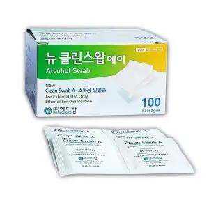 뉴 클린 알콜스왑 100매 (개별포장)