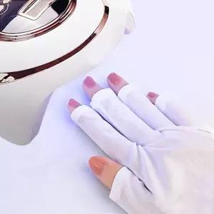 네일아트 젤네일 UV LED 램프 자외선 차단용 네일용품 장갑 차단 손가락 손등 보호 글로