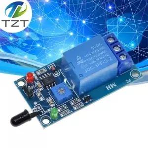 IR 적외선 1 채널 5V 12V 감지 센서 모듈 Arduino 용 경보 릴레이