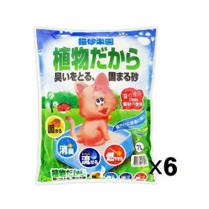 [하프클럽/셀럽하우스]4B 콩모래 7L X6개 냥이 배변 두부모래 응고형 화장실