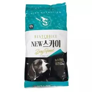 [하프클럽/셀럽하우스]중대형견 성견 피모유지 변냄새 감소 영양 사료 15kg