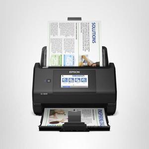Epson Workforce ES 580W PC 및 Mac용 무선 컬러 듀플렉스 데스크톱 문서 스캐너 100매 자동 공급 장치 ADF 직관적인 4.3인치 터치스크린 포함