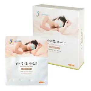 눈전용핫팩 아이패드 마스크 1박스 (7매입) 7매입 아이마스크 온열찜징 안대