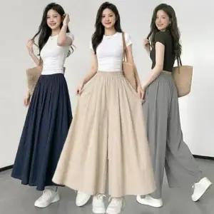 치마바지 와이드 쿨링 플레어 숏팬츠 5컬러