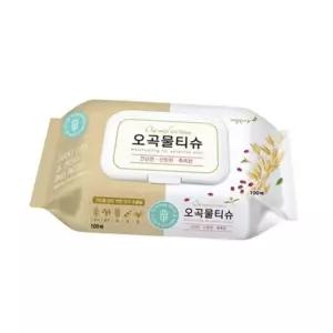 깨끗한나라)오곡물티슈(100매/캡형)