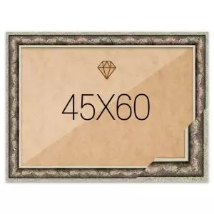 IKWCA7181 45x60 프리미엄 앤틱실버 전용 주문 보석 큐빅 비즈 액자 십자수