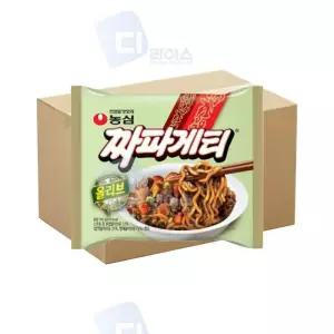 해피 농심 올리브 짜파게티 140g 40봉 짜장 볶음면