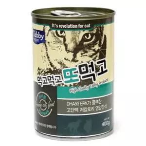 [하프클럽/셀럽하우스]고양이 습식캔 헤어볼 400g 12개 저칼로리 영양 간식