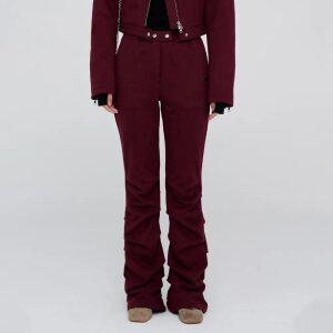 [오프닝프로젝트] 여성 W Shirring Long Pants - Burgundy (FWSWCPA552MBG-W)