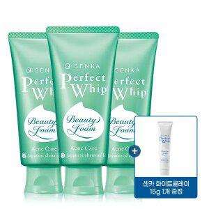 센카 퍼펙트휩 아크네케어 100g 3개 + 화이트클레이 15g