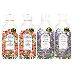 르샤트라 고농축 섬유유연제 용기, 피오니, 1L, 2개 + 라벤더, 1L,  2개
