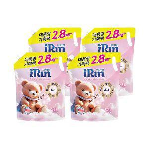 아이린 파우더 코튼 섬유유연제 2.3L, 4개