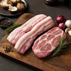 [농할]국내산 냉장 삼겹살,오겹살,목살 1.2kg 구이용/수육용