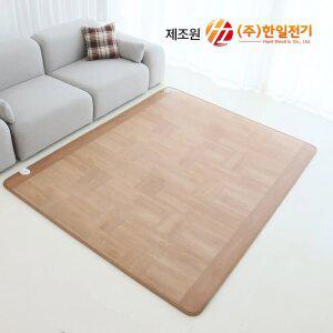 [국내제작]한일 EMF 전자파차단환경인증 탄소전기매트 전기장판 격자 싱글 100x183cm