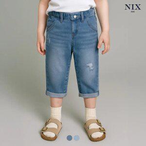 [NIXKIDS]남아) 구제 밴딩 7부 테이퍼드(FKQMDDH870M)