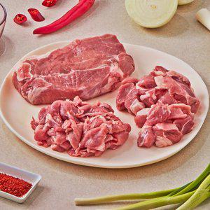 [삼형제고기] 1등급 한돈 앞다리살 냉장 1kg (보쌈용/제육용/찌개용)