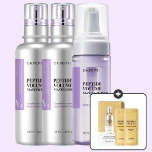닥터펩티 펩타이드 마스터 버블 에센스 105ml 2개 + 볼륨 버블 마스터 토너 155ml + 샤