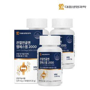 대웅생명과학 관절연골엔 엠에스엠 2000 120정 3박스 (6개월분) / 관절 연골 MSM 100%