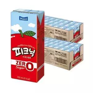 피크닉 제로 사과 200ml 48개