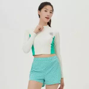 ARENA 스키퍼 레저 집업 래쉬가드 세트 A4BL1PS08OWT