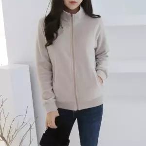 [옷자락]여자 가을 겨울 10컬러 베이직 폴라 후리스 집업_
