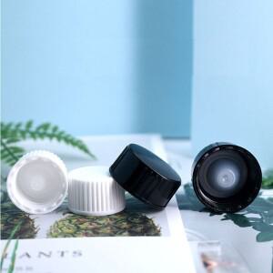 100x 18mm 20mm 콘 라이너 드럼 캡 폴리콘 캡/뚜껑 스크류 검정/흰색 색상